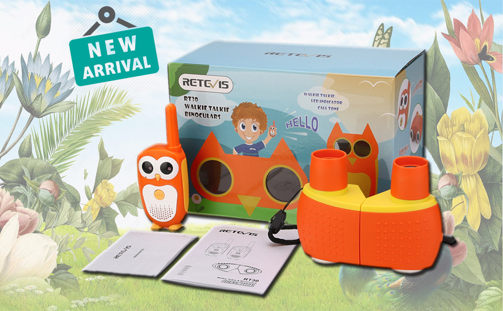 New Arrivel! Retevis RT30 binoculars and walkie talkie for kids